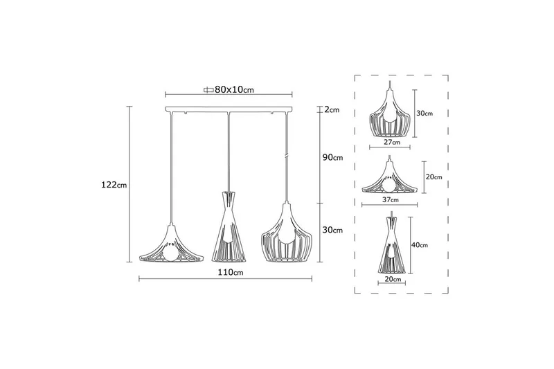 Taklampa Renla Koppar - Koppar - Belysning & el - Inomhusbelysning & lampor - Taklampa & takbelysning - Pendellampor & hänglampor