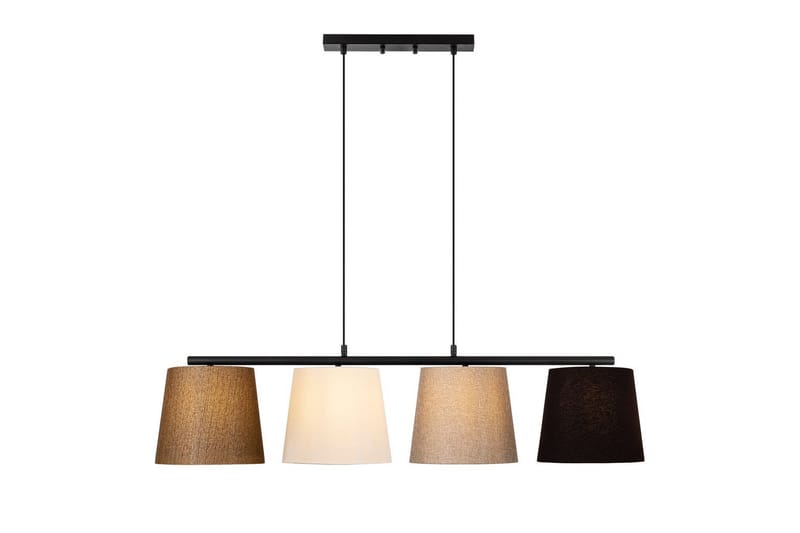 Taklampa Rithmere Svart / Rany / Vit / Beige - Beige/Guld/Svart/Vitfärgat trä - Belysning & el - Inomhusbelysning & lampor - Taklampa & takbelysning - Pendellampor & hänglampor