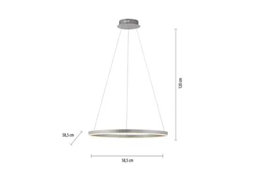 Taklampa Ritus - 58,5x120x58,5 cm, Aluminium - Belysning & el - Inomhusbelysning & lampor - Taklampa & takbelysning - Pendellampor & hänglampor