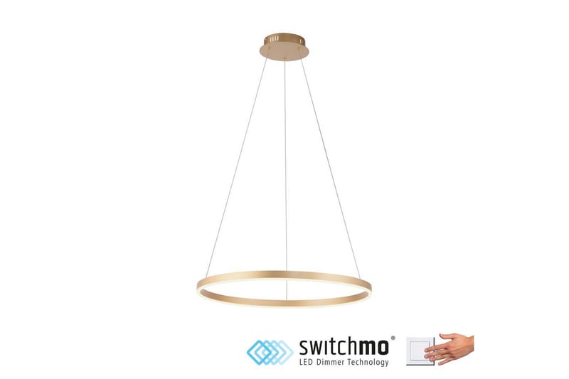 Taklampa Ritus - 58,5x120x58,5 cm, Matt mässing - Belysning & el - Inomhusbelysning & lampor - Taklampa & takbelysning - Pendellampor & hänglampor