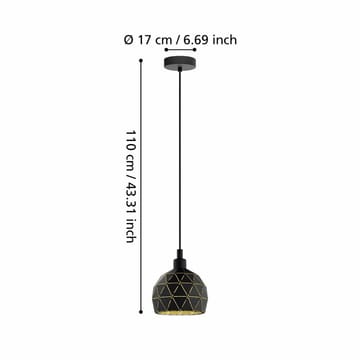 Taklampa Roccaforte - 170 mm - Belysning & el - Inomhusbelysning & lampor - Taklampa & takbelysning - Pendellampor & hänglampor