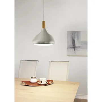 Taklampa Sabinar - Borstade silver/brun, 280 mm - Belysning & el - Inomhusbelysning & lampor - Taklampa & takbelysning - Pendellampor & hänglampor
