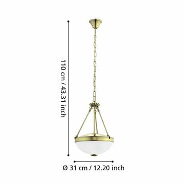 Taklampa Savoy - 31 cm - Belysning & el - Inomhusbelysning & lampor - Taklampa & takbelysning - Pendellampor & hänglampor