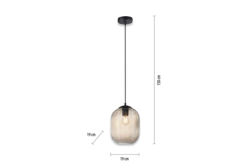 Taklampa Shitake - 20x150x20 cm, Bärnsten - Belysning & el - Inomhusbelysning & lampor - Taklampa & takbelysning - Pendellampor & hänglampor