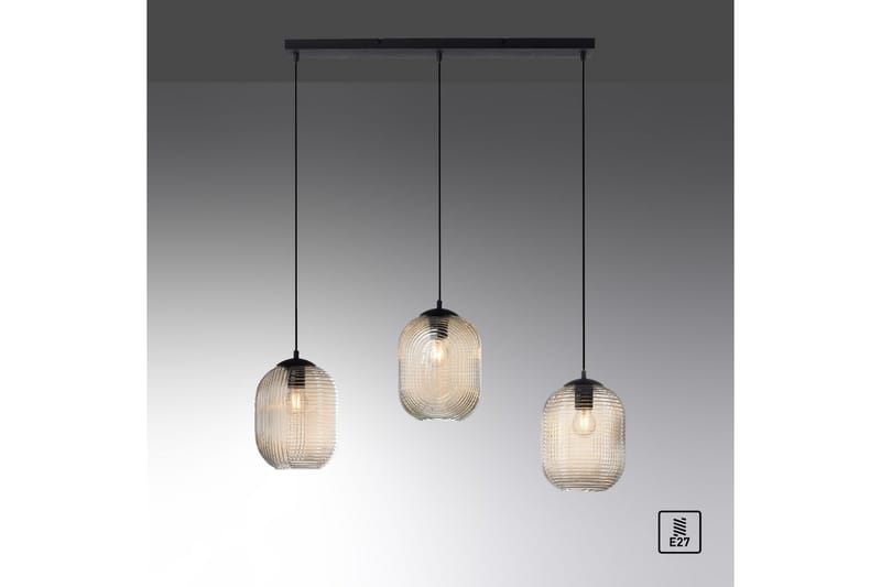 Taklampa Shitake - 20x150x90 cm, Bärnsten - Belysning & el - Inomhusbelysning & lampor - Taklampa & takbelysning - Pendellampor & hänglampor
