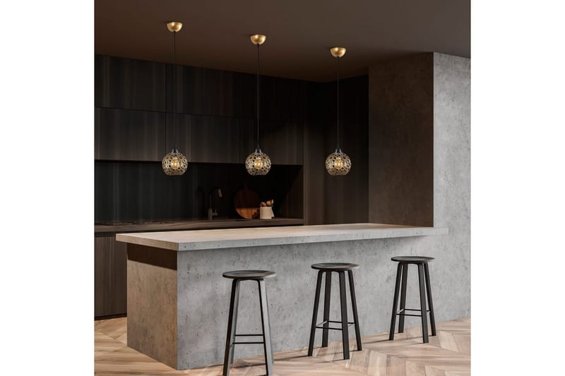 Taklampa Silen guld - Diameter: 17 cm - Belysning & el - Inomhusbelysning & lampor - Taklampa & takbelysning - Pendellampor & hänglampor