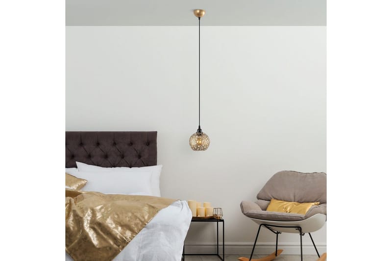 Taklampa Silen guld - Diameter: 17 cm - Belysning & el - Inomhusbelysning & lampor - Taklampa & takbelysning - Pendellampor & hänglampor
