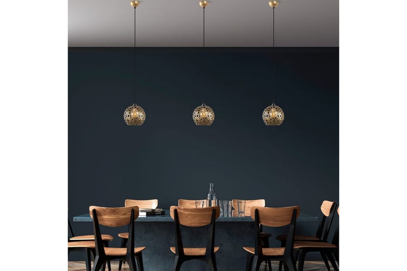 Taklampa Silen guld - Diameter: 25 cm - Belysning & el - Inomhusbelysning & lampor - Taklampa & takbelysning - Pendellampor & hänglampor