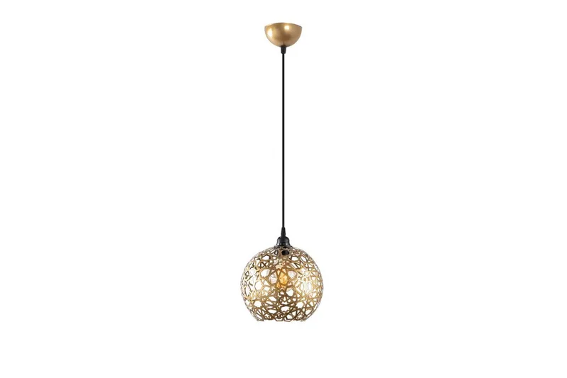 Taklampa Silen guld, Diameter: 25 cm