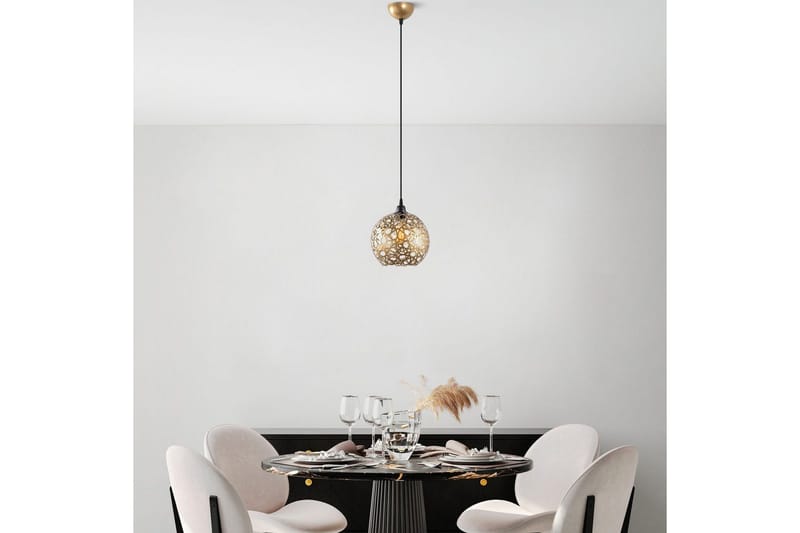 Taklampa Silen guld - Diameter: 25 cm - Belysning & el - Inomhusbelysning & lampor - Taklampa & takbelysning - Pendellampor & hänglampor