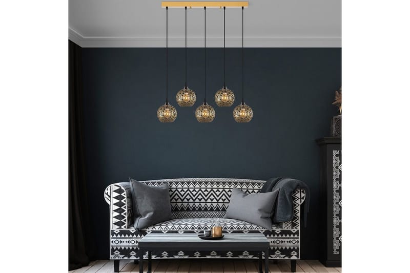 Taklampa Silen trippel guld - Guld - Belysning & el - Inomhusbelysning & lampor - Taklampa & takbelysning - Pendellampor & hänglampor