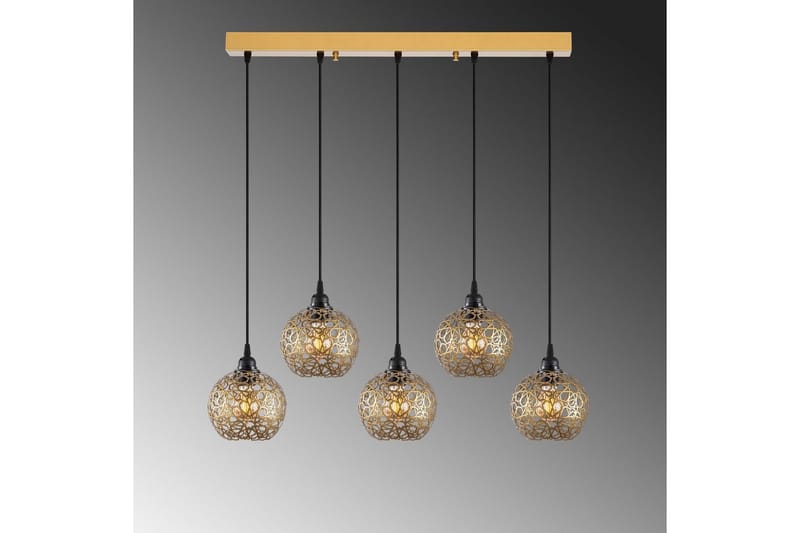 Taklampa Silen trippel guld - Guld - Belysning & el - Inomhusbelysning & lampor - Taklampa & takbelysning - Pendellampor & hänglampor