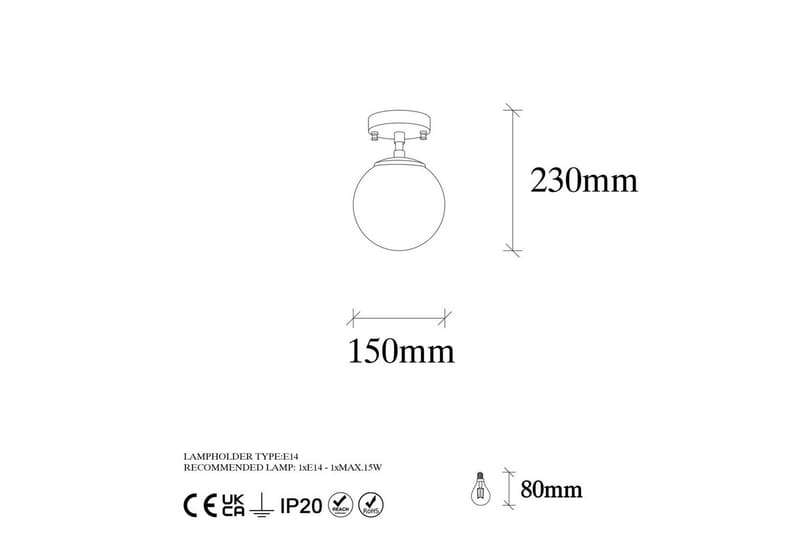 Taklampa Sone Svart / Antik - Svart / Antik - Belysning & el - Inomhusbelysning & lampor - Taklampa & takbelysning - Pendellampor & hänglampor