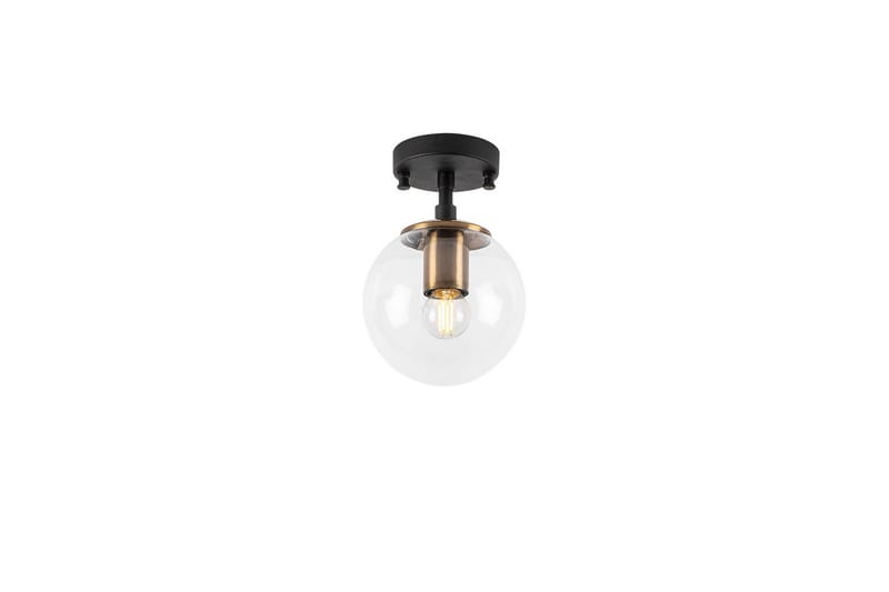 Taklampa Sone Svart / Antik / Transparent - Svart / Antik / Transparent - Belysning & el - Inomhusbelysning & lampor - Taklampa & takbelysning - Pendellampor & hänglampor