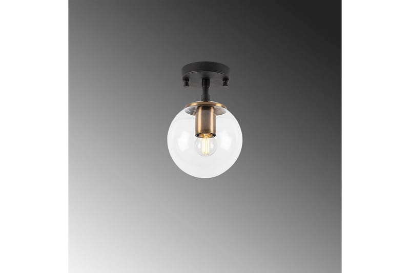 Taklampa Sone Svart / Antik / Transparent - Svart / Antik / Transparent - Belysning & el - Inomhusbelysning & lampor - Taklampa & takbelysning - Pendellampor & hänglampor