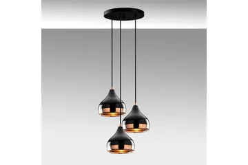 Taklampa Sood Koppar / Svart - Koppar / Svart - Belysning & el - Inomhusbelysning & lampor - Taklampa & takbelysning - Pendellampor & hänglampor