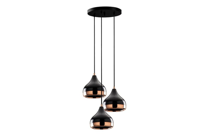 Taklampa Sood Koppar / Svart - Koppar / Svart - Belysning & el - Inomhusbelysning & lampor - Taklampa & takbelysning - Pendellampor & hänglampor