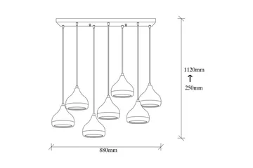 Taklampa Soodn Svart / Koppar - Svart - Belysning & el - Inomhusbelysning & lampor - Taklampa & takbelysning - Pendellampor & hänglampor