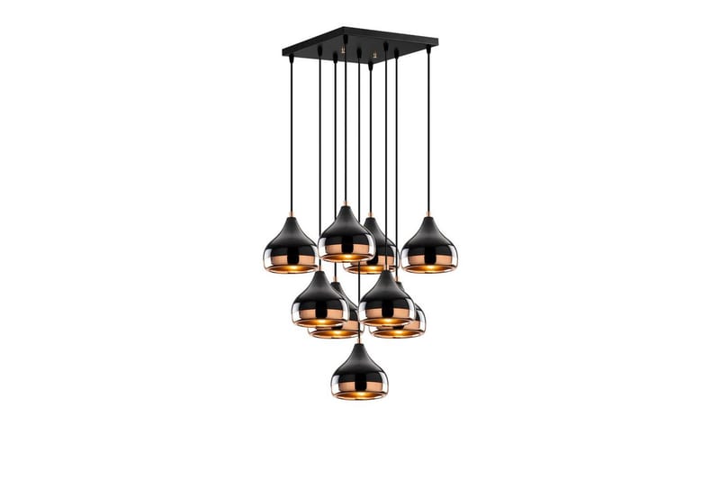 Taklampa Soodn Svart / Koppar - Svart - Belysning & el - Inomhusbelysning & lampor - Taklampa & takbelysning - Pendellampor & hänglampor