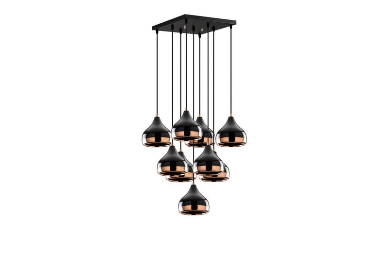 Taklampa Soodn Svart / Koppar - Svart - Belysning & el - Inomhusbelysning & lampor - Taklampa & takbelysning - Pendellampor & hänglampor