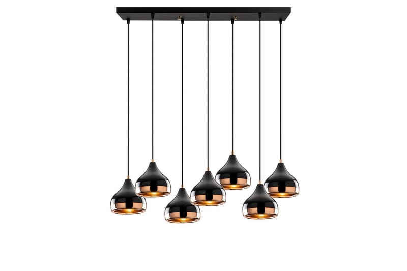 Taklampa Soodn Svart / Koppar - Svart - Belysning & el - Inomhusbelysning & lampor - Taklampa & takbelysning - Pendellampor & hänglampor