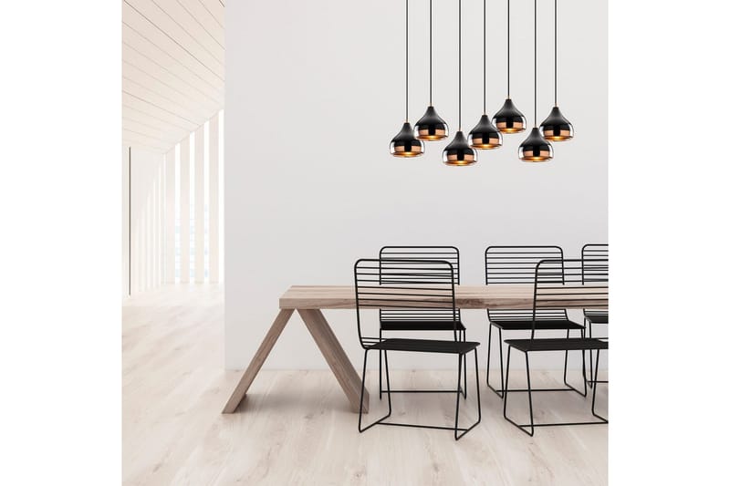 Taklampa Soodn Svart / Koppar - Svart - Belysning & el - Inomhusbelysning & lampor - Taklampa & takbelysning - Pendellampor & hänglampor