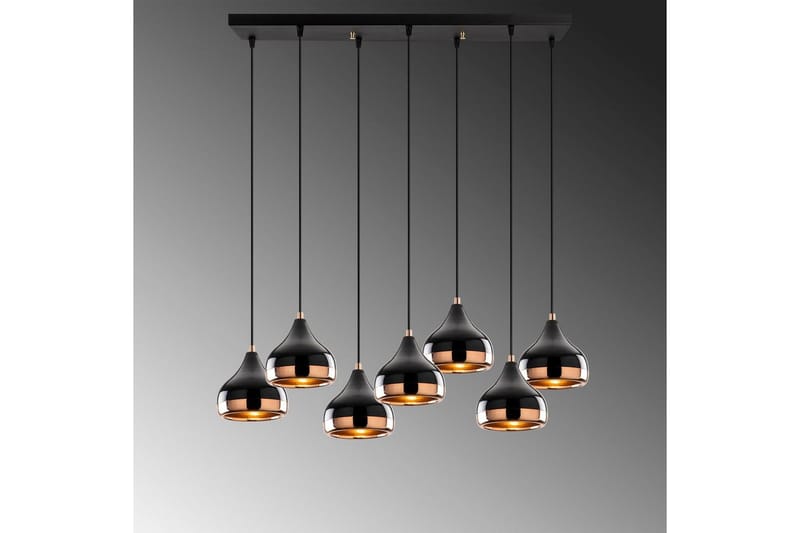 Taklampa Soodn Svart / Koppar - Svart - Belysning & el - Inomhusbelysning & lampor - Taklampa & takbelysning - Pendellampor & hänglampor