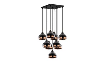 Taklampa Soodn Svart / Koppar - Svart - Belysning & el - Inomhusbelysning & lampor - Taklampa & takbelysning - Pendellampor & hänglampor