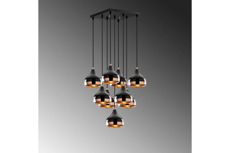 Taklampa Soodn Svart / Koppar - Svart - Belysning & el - Inomhusbelysning & lampor - Taklampa & takbelysning - Pendellampor & hänglampor