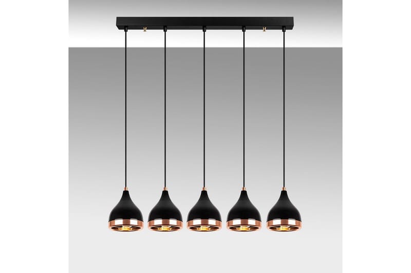 Taklampa Soodne Svart / Koppar - Koppar/Svart - Belysning & el - Inomhusbelysning & lampor - Taklampa & takbelysning - Pendellampor & hänglampor