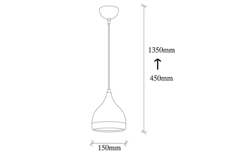Taklampa Soodne Svart / Koppar - Koppar/Svart - Belysning & el - Inomhusbelysning & lampor - Taklampa & takbelysning - Pendellampor & hänglampor