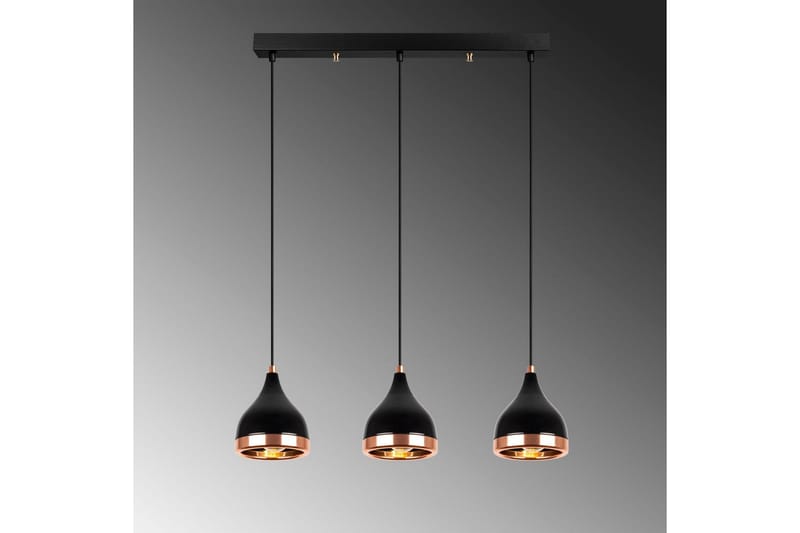 Taklampa Soodne Svart / Koppar - Koppar/Svart - Belysning & el - Inomhusbelysning & lampor - Taklampa & takbelysning - Pendellampor & hänglampor