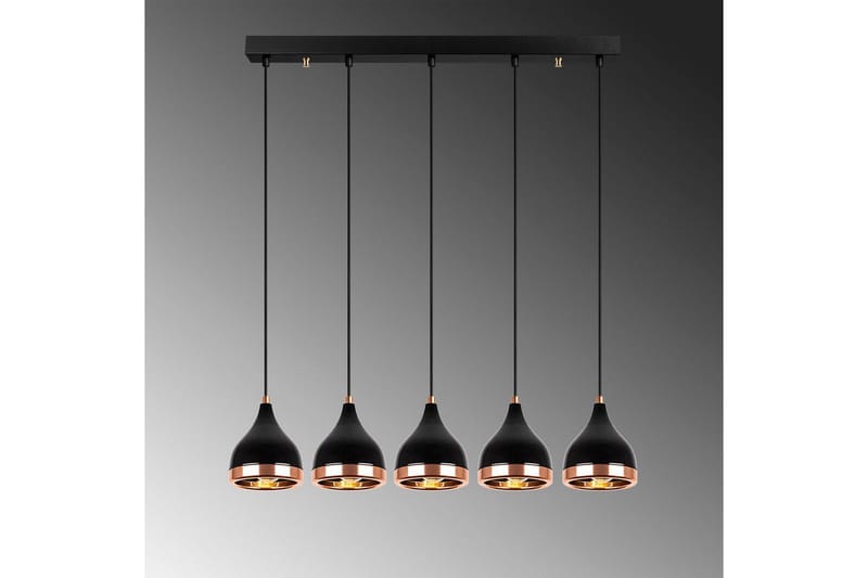 Taklampa Soodne Svart / Koppar - Koppar/Svart - Belysning & el - Inomhusbelysning & lampor - Taklampa & takbelysning - Pendellampor & hänglampor
