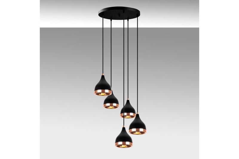 Taklampa Soodne Svart / Koppar - Koppar/Svart - Belysning & el - Inomhusbelysning & lampor - Taklampa & takbelysning - Pendellampor & hänglampor