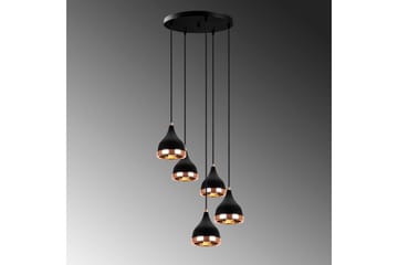 Taklampa Soodne Svart / Koppar - Koppar/Svart - Belysning & el - Inomhusbelysning & lampor - Taklampa & takbelysning - Pendellampor & hänglampor