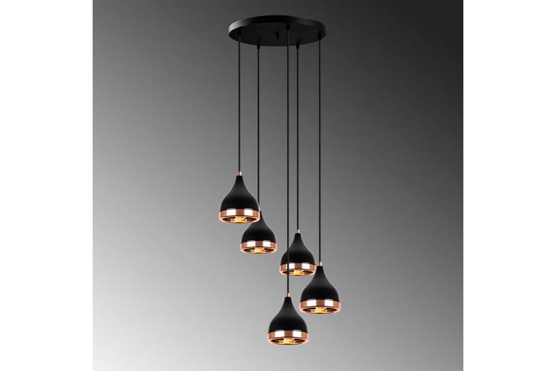 Taklampa Soodne Svart / Koppar - Koppar/Svart - Belysning & el - Inomhusbelysning & lampor - Taklampa & takbelysning - Pendellampor & hänglampor