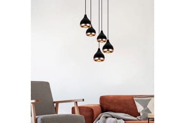 Taklampa Soodne Svart / Koppar - Koppar/Svart - Belysning & el - Inomhusbelysning & lampor - Taklampa & takbelysning - Pendellampor & hänglampor