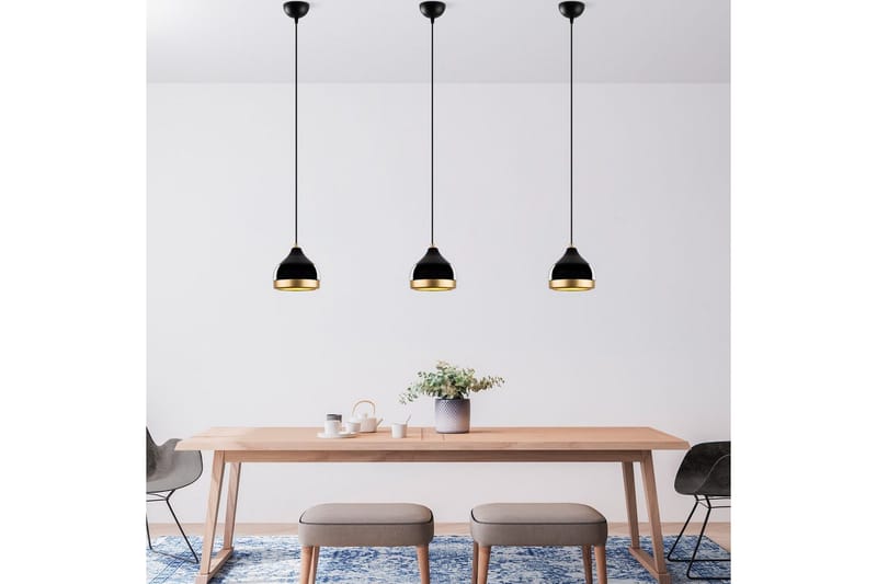 Taklampa Soodni Svart - Svart - Belysning & el - Inomhusbelysning & lampor - Taklampa & takbelysning - Pendellampor & hänglampor