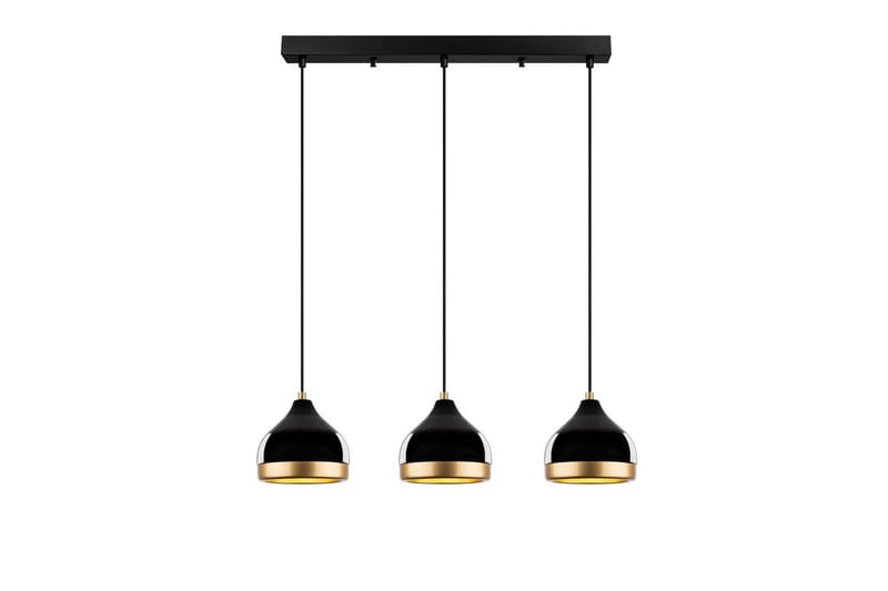 Taklampa Soodni Tre Horisont Svart - Svart - Belysning & el - Inomhusbelysning & lampor - Taklampa & takbelysning - Pendellampor & hänglampor