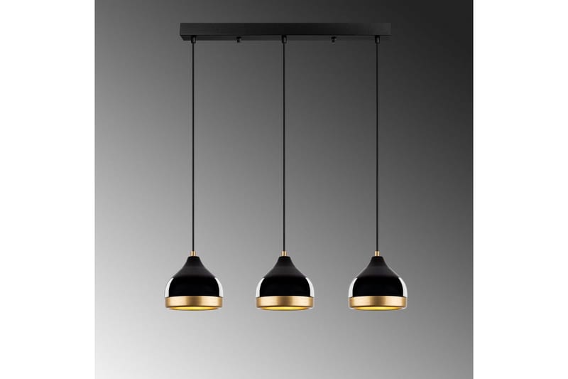 Taklampa Soodni Tre Horisont Svart - Svart - Belysning & el - Inomhusbelysning & lampor - Taklampa & takbelysning - Pendellampor & hänglampor