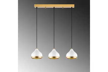 Taklampa Soodni Tre Horisont Vit - Vit - Belysning & el - Inomhusbelysning & lampor - Taklampa & takbelysning - Pendellampor & hänglampor