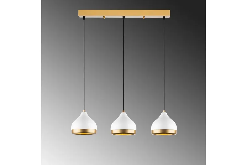 Taklampa Soodni Tre Horisont Vit - Vit - Belysning & el - Inomhusbelysning & lampor - Taklampa & takbelysning - Pendellampor & hänglampor