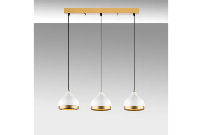 Taklampa Soodni Tre Horisont Vit - Vit - Belysning & el - Inomhusbelysning & lampor - Taklampa & takbelysning - Pendellampor & hänglampor