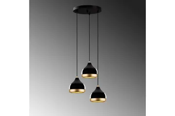 Taklampa Soodni Tre Sufia Svart - Svart - Belysning & el - Inomhusbelysning & lampor - Taklampa & takbelysning - Pendellampor & hänglampor