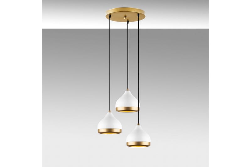 Taklampa Soodni Tre Sufia Vit - Vit - Belysning & el - Inomhusbelysning & lampor - Taklampa & takbelysning - Pendellampor & hänglampor