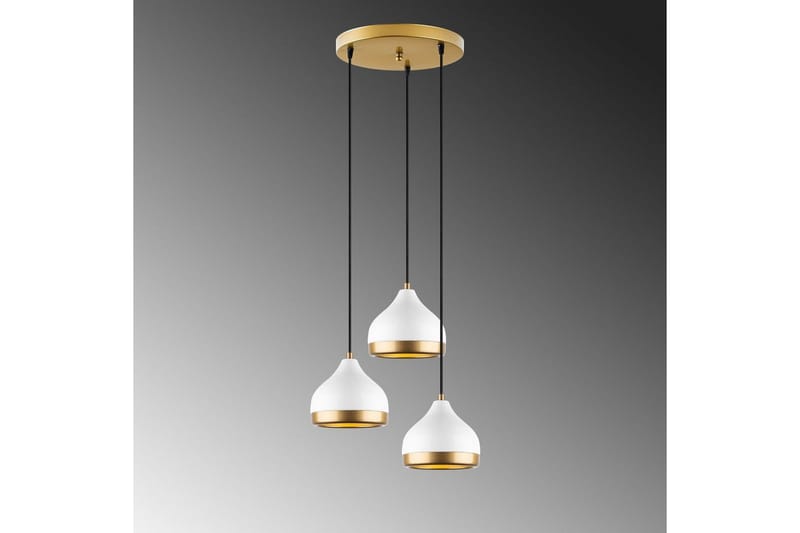 Taklampa Soodni Tre Sufia Vit - Vit - Belysning & el - Inomhusbelysning & lampor - Taklampa & takbelysning - Pendellampor & hänglampor