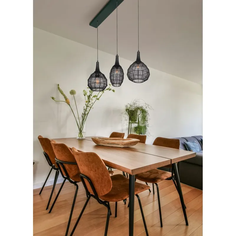 Taklampa Soraya - 3 lampor, Mattsvart - Belysning & el - Inomhusbelysning & lampor - Taklampa & takbelysning - Pendellampor & hänglampor