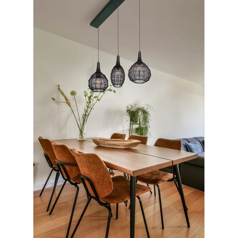 Taklampa Soraya - 3 lampor, Mattsvart - Belysning & el - Inomhusbelysning & lampor - Taklampa & takbelysning - Pendellampor & hänglampor