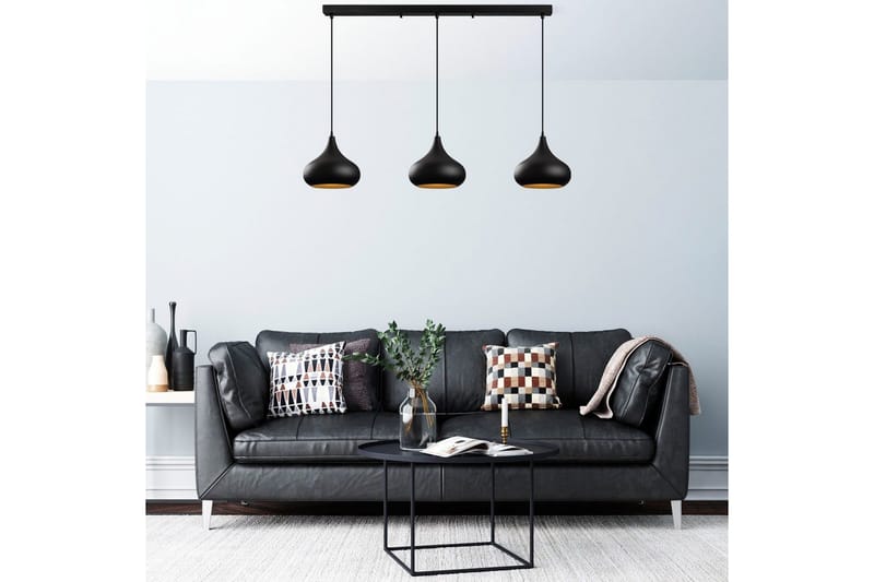 Taklampa Sorna Svart - Svart - Belysning & el - Inomhusbelysning & lampor - Taklampa & takbelysning - Pendellampor & hänglampor