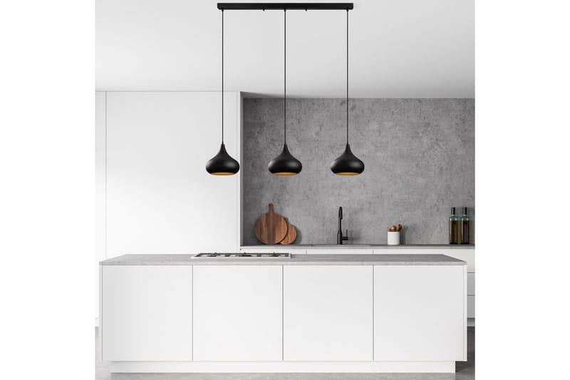 Taklampa Sorna Svart - Svart - Belysning & el - Inomhusbelysning & lampor - Taklampa & takbelysning - Pendellampor & hänglampor